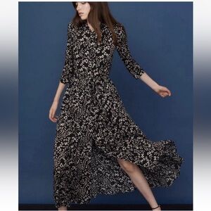 Zara Marilyn animal print maxi dress